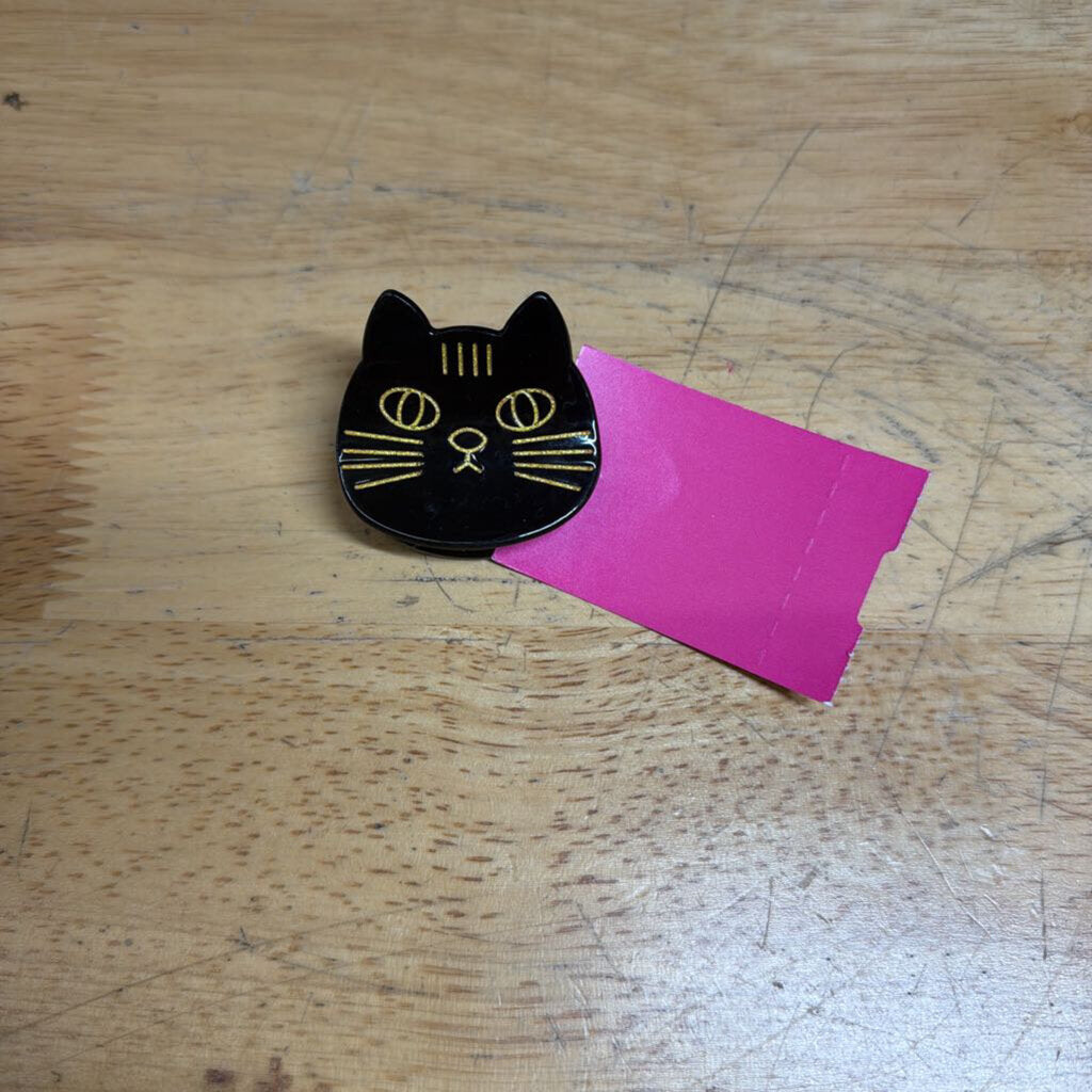 Black Cat Claw Clip