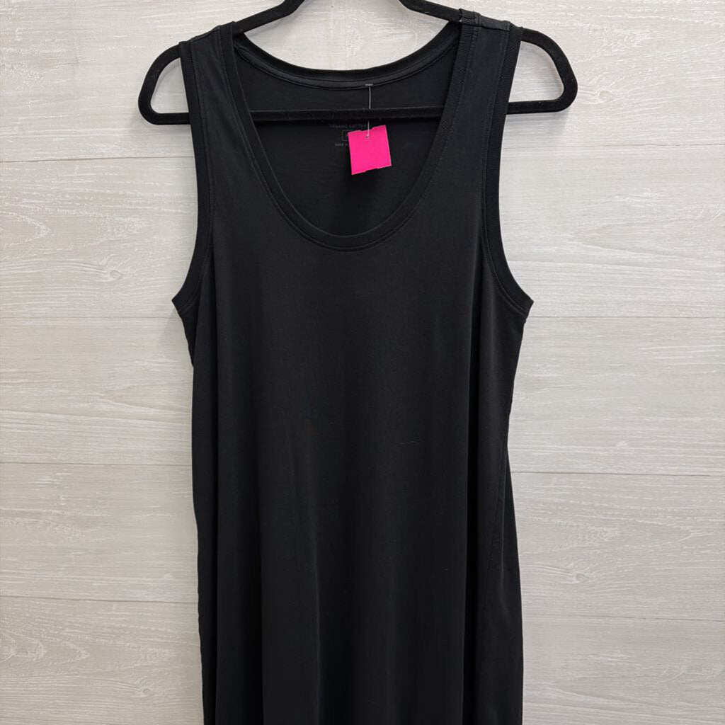 Pact Black Soft Tank Maxi Dress Medium