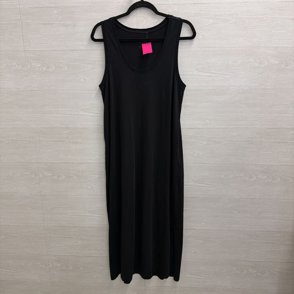 Pact Black Soft Tank Maxi Dress Medium