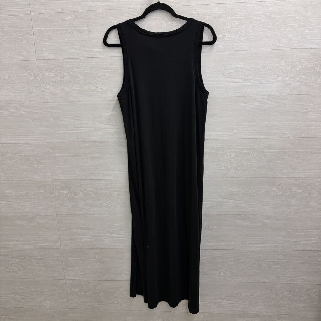 Pact Black Soft Tank Maxi Dress Medium