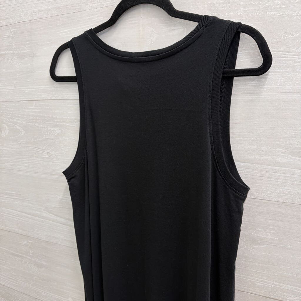 Pact Black Soft Tank Maxi Dress Medium