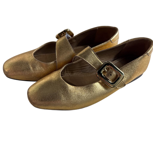 Maeve Gold Buckle Mary Jane Flats 36