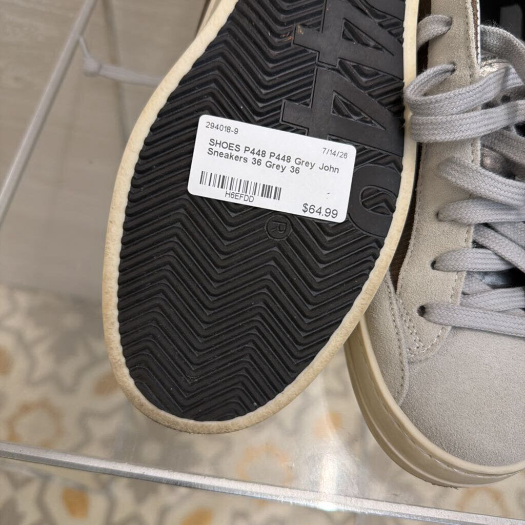 P448 Grey John Sneakers 36
