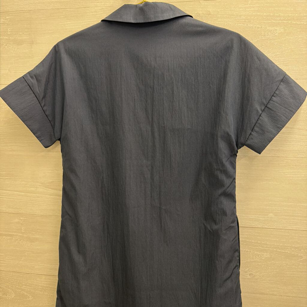 THML Navy Short Sleeve Shift Dress Extra Small