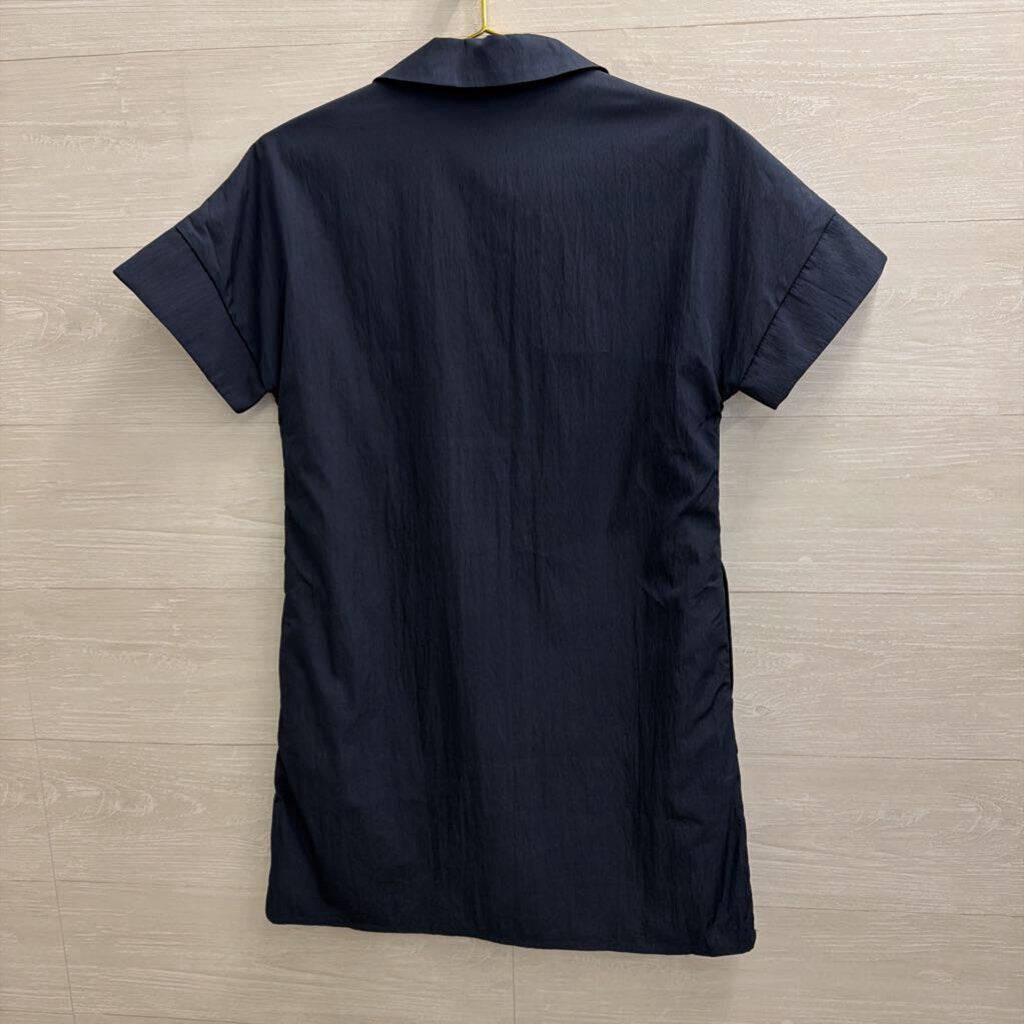 THML Navy Short Sleeve Shift Dress Extra Small