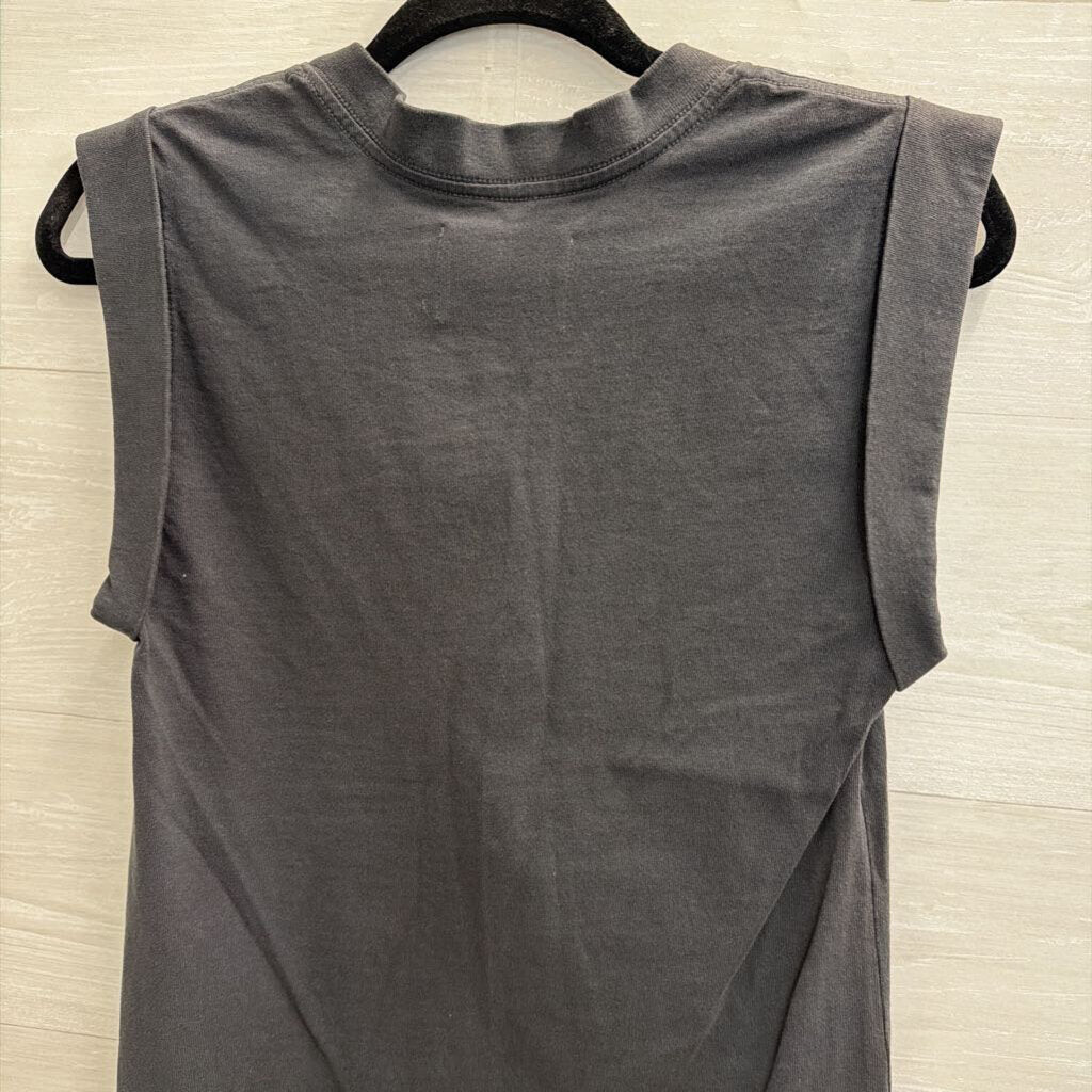 Citizens Of Humanity Grey V Neck Tank Top Extra Small