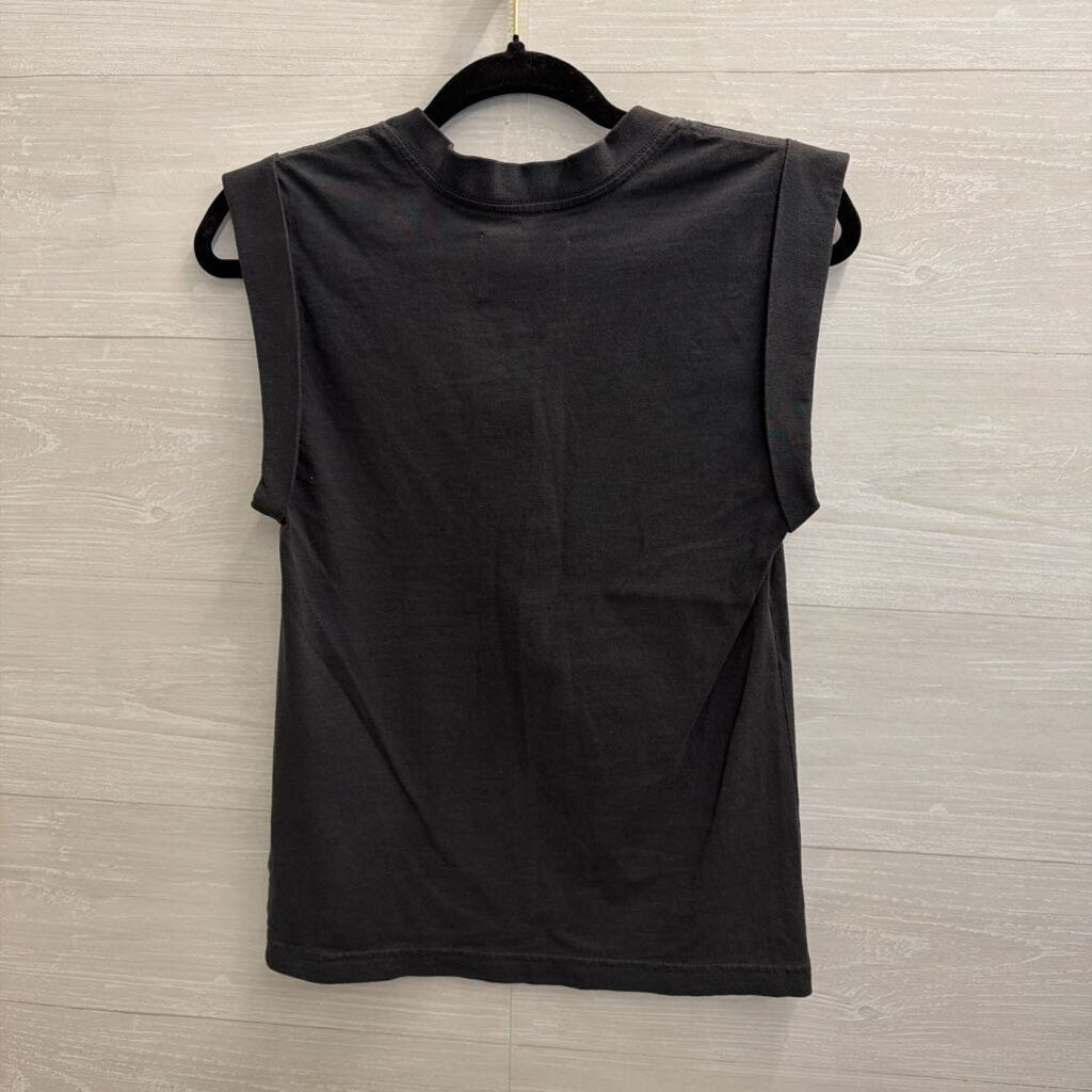 Citizens Of Humanity Grey V Neck Tank Top Extra Small