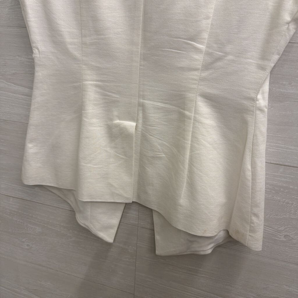 Future Collective White Button Front Sleeveless Top 6