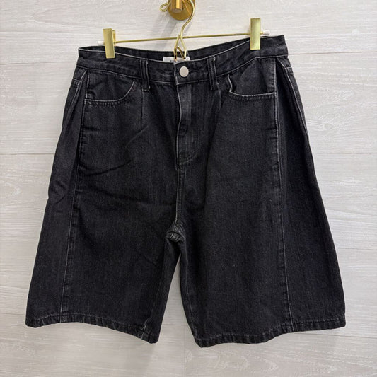 Mod Ref Black Denim Jorts Medium