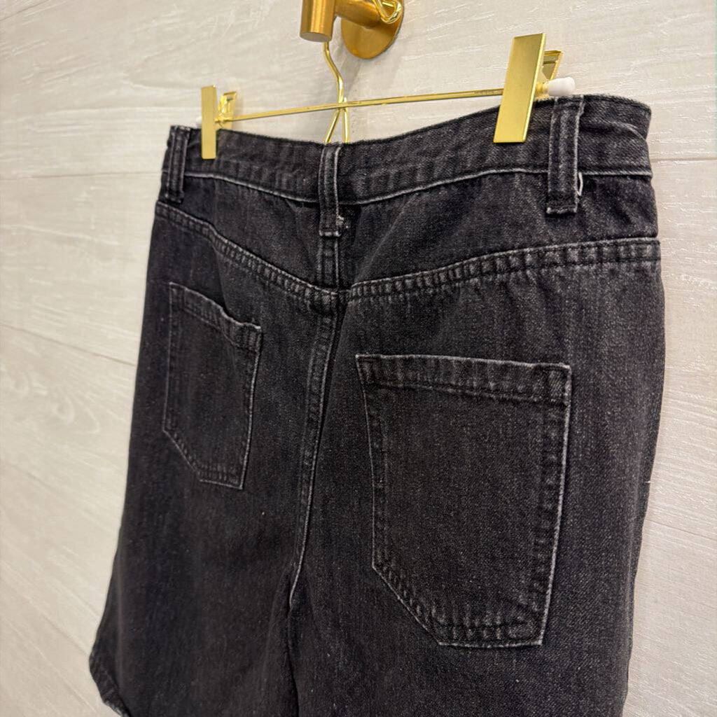 Mod Ref Black Denim Jorts Medium