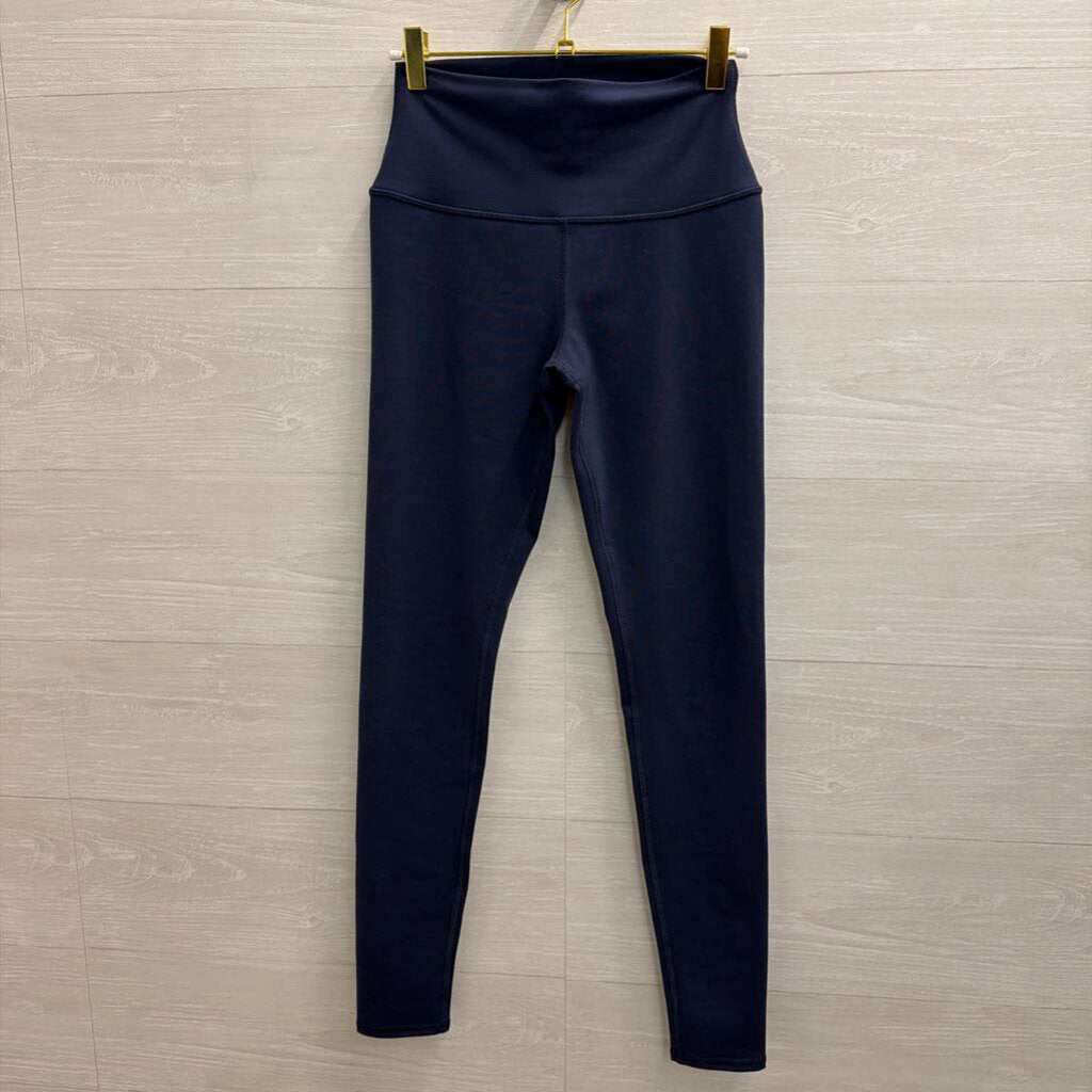 Alo Navy Full Length Leggings Extra Small