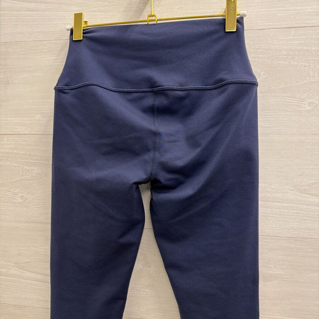 Alo Navy Full Length Leggings Extra Small