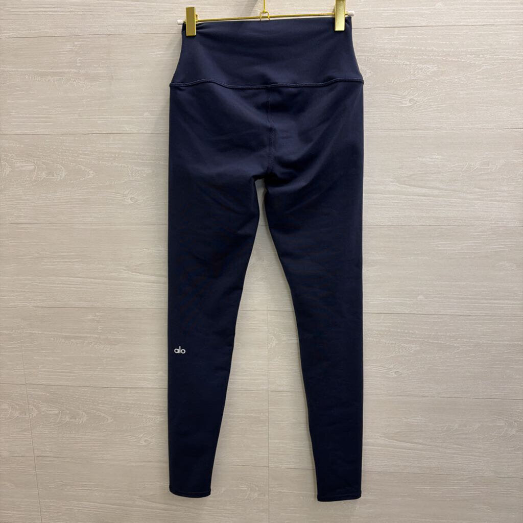 Alo Navy Full Length Leggings Extra Small