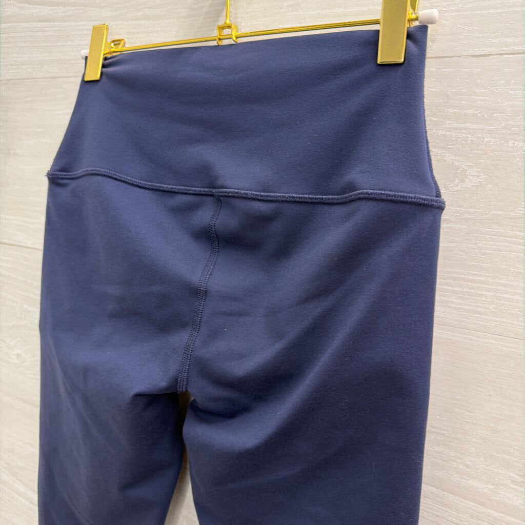 Alo Navy Full Length Leggings Extra Small