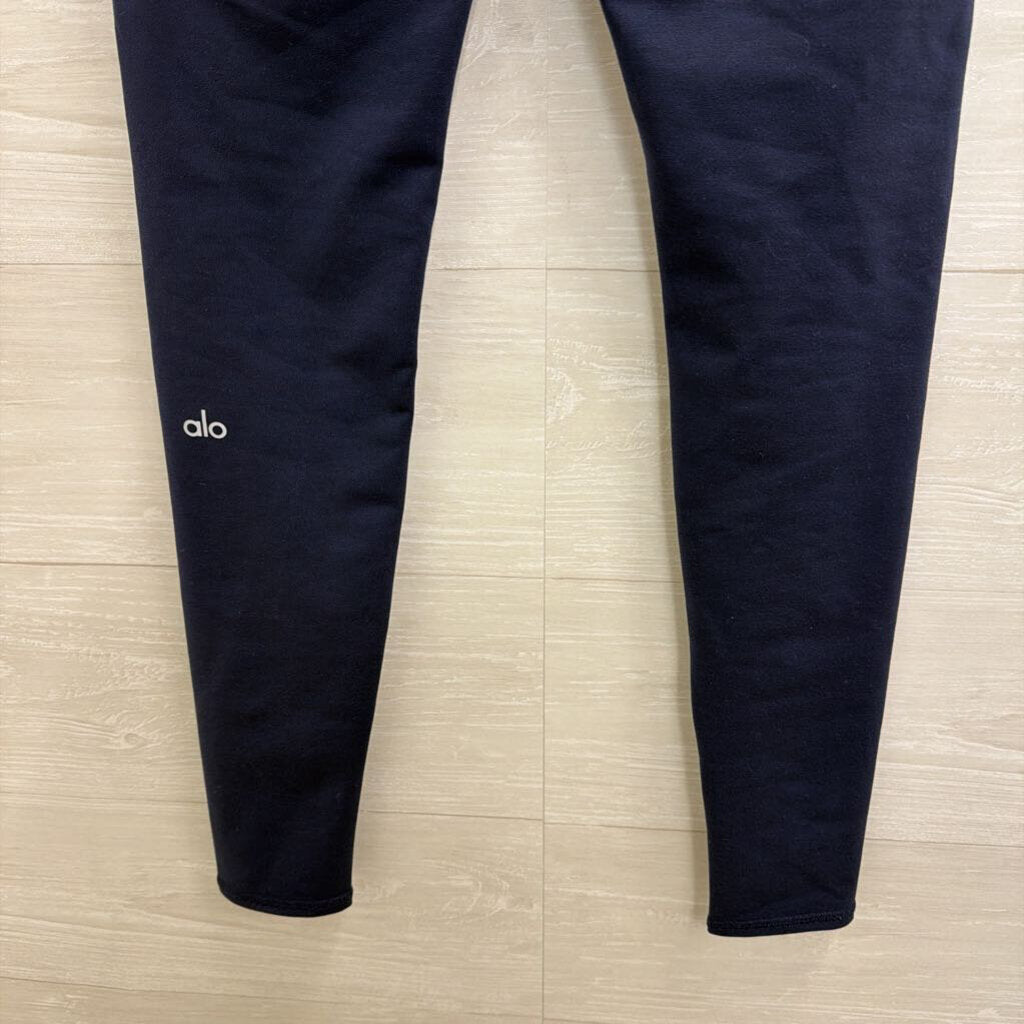Alo Navy Full Length Leggings Extra Small