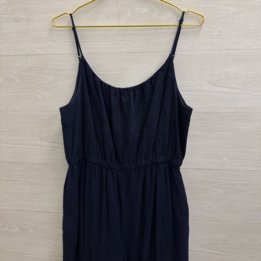 Haute Hippie Blue Wide Leg Jumpsuit Large