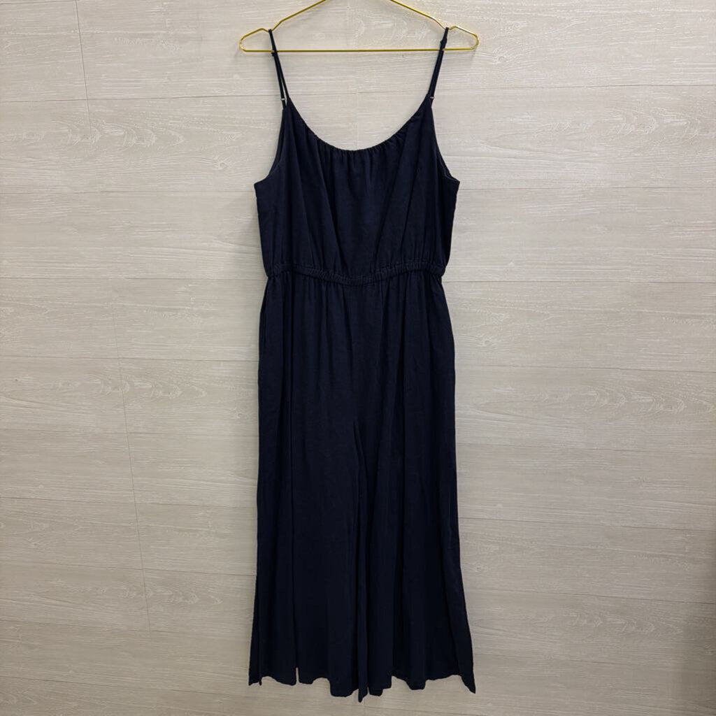 Haute Hippie Blue Wide Leg Jumpsuit Large