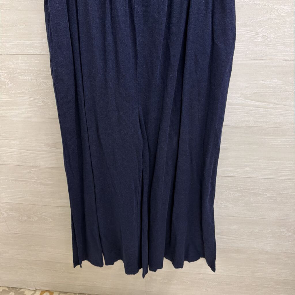 Haute Hippie Blue Wide Leg Jumpsuit Large