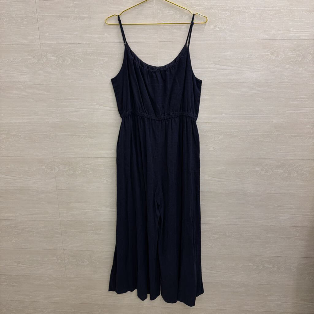 Haute Hippie Blue Wide Leg Jumpsuit Large