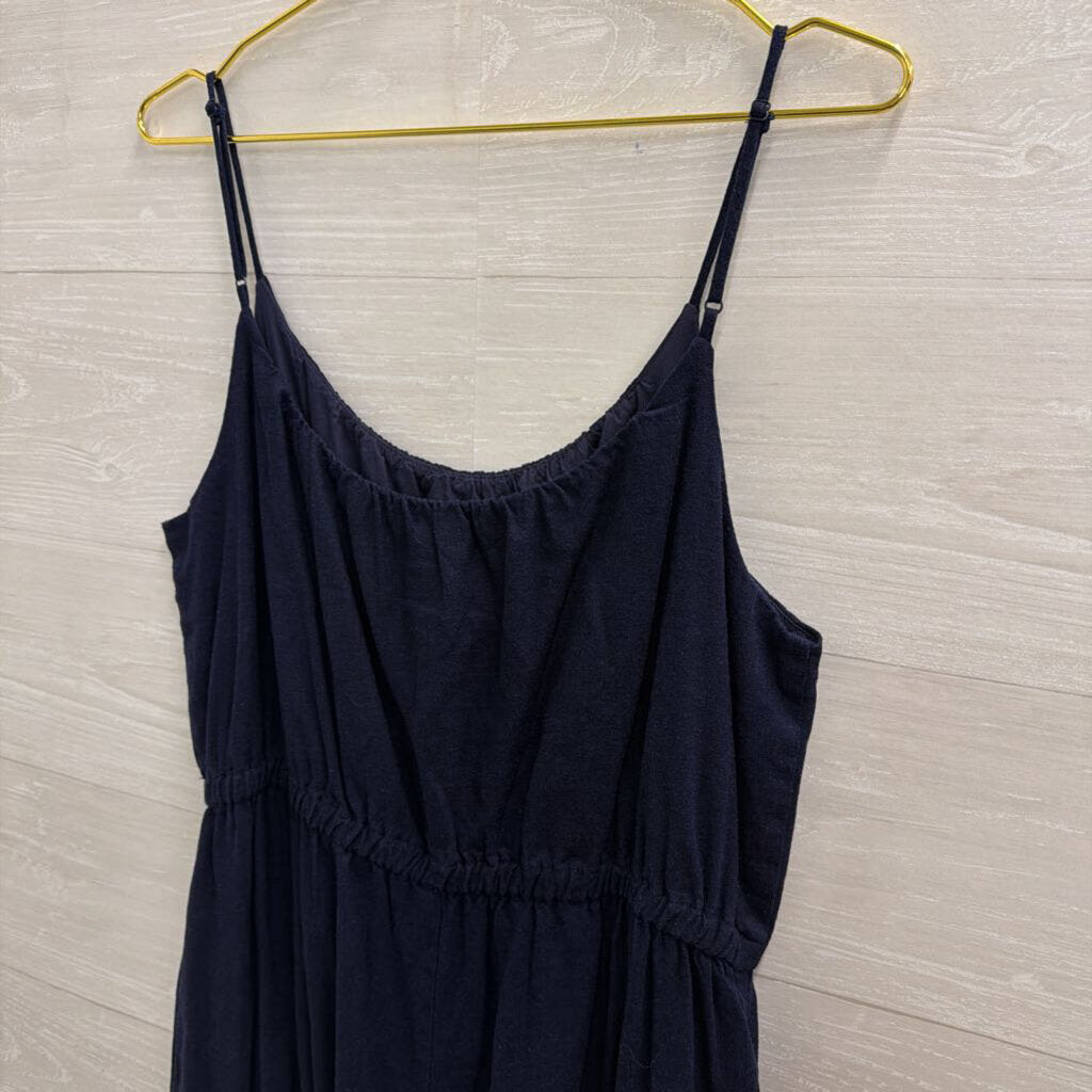 Haute Hippie Blue Wide Leg Jumpsuit Large