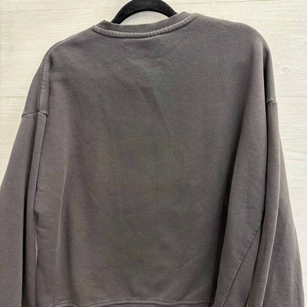 Fleetwood Mac Grey/ Multi Print Crewneck Sweatshirt Small