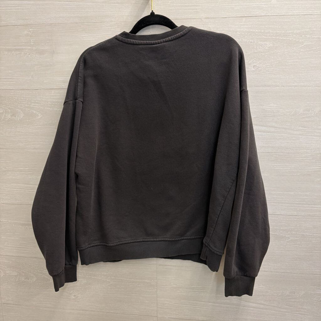 Fleetwood Mac Grey/ Multi Print Crewneck Sweatshirt Small