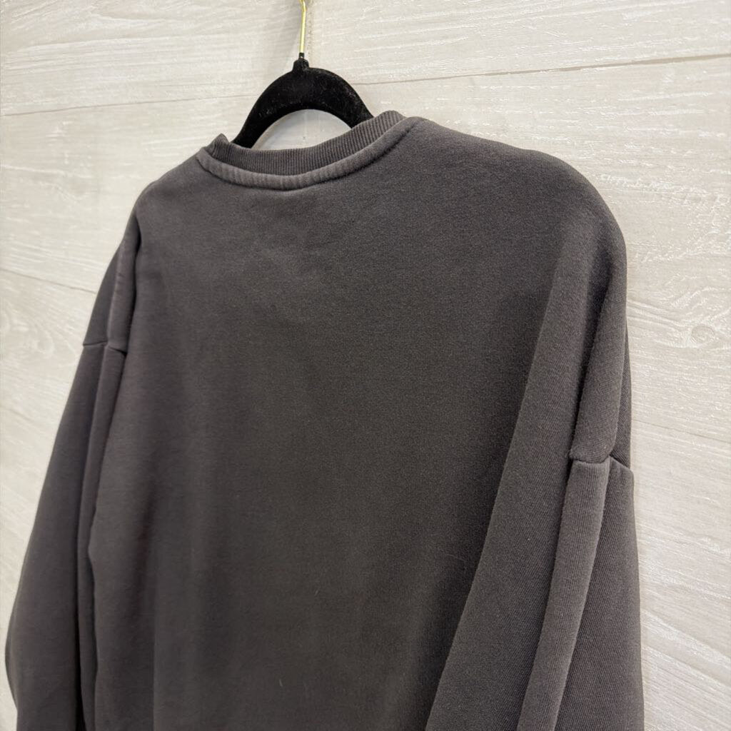Fleetwood Mac Grey/ Multi Print Crewneck Sweatshirt Small