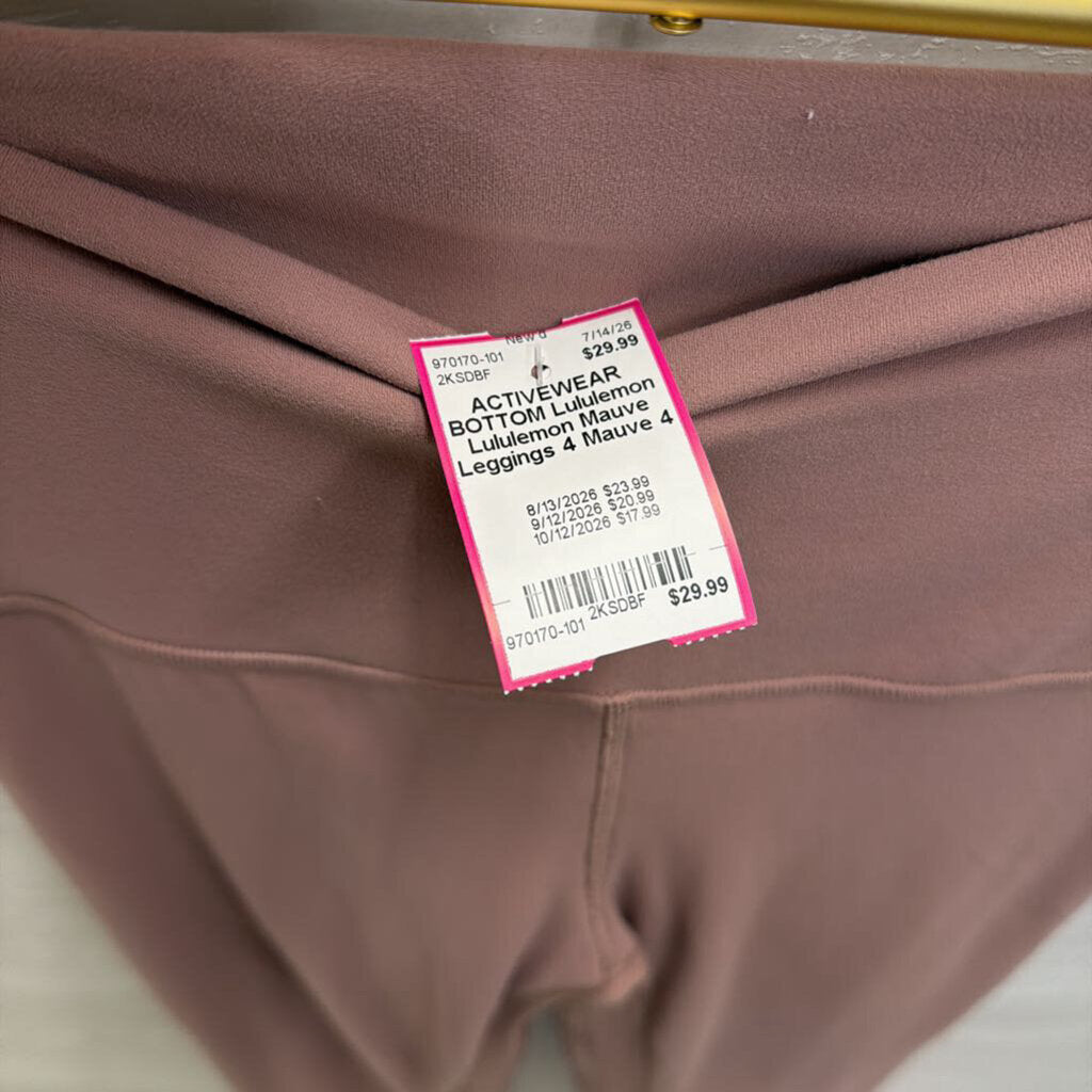 Lululemon Mauve Leggings 4