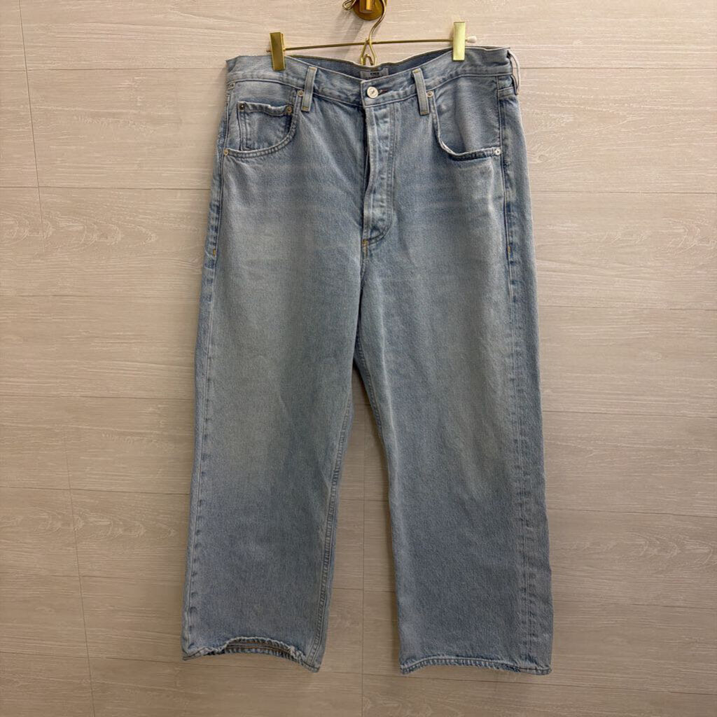 Citizens of Humanity Light Wash Gaucho Jeans 30
