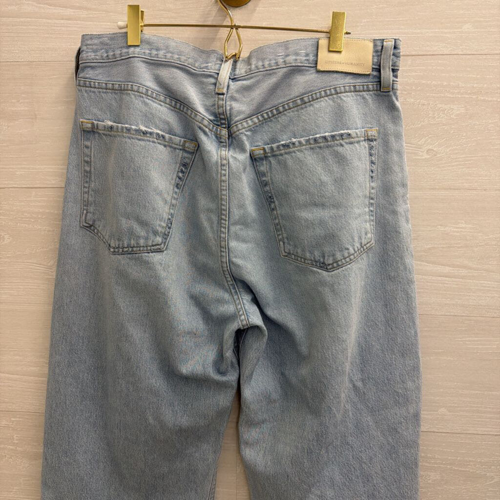 Citizens of Humanity Light Wash Gaucho Jeans 30