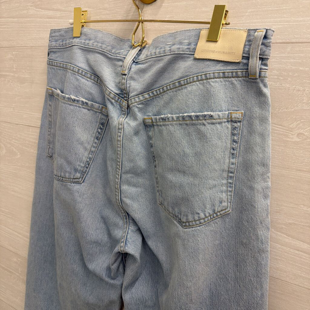 Citizens of Humanity Light Wash Gaucho Jeans 30