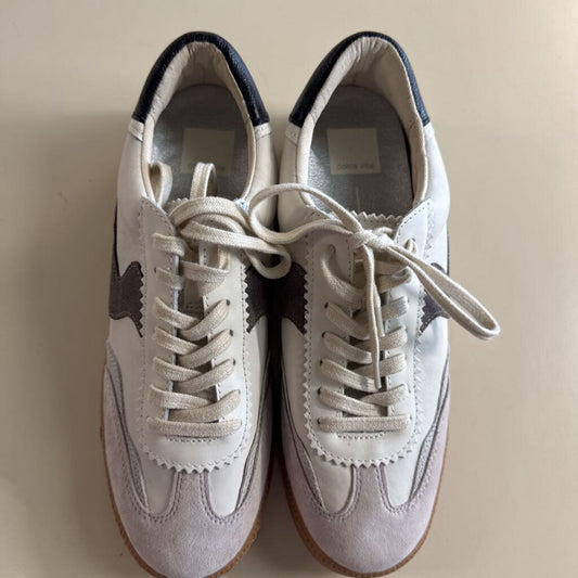 Dolce Vita White/ Grey Notice Sneakers 9