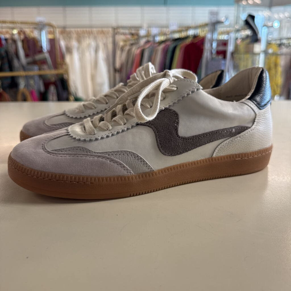 Dolce Vita White/ Grey Notice Sneakers 9