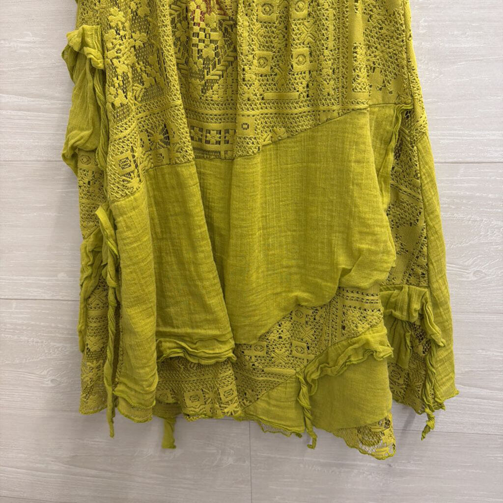 FP One Green Florine Tunic Top Small
