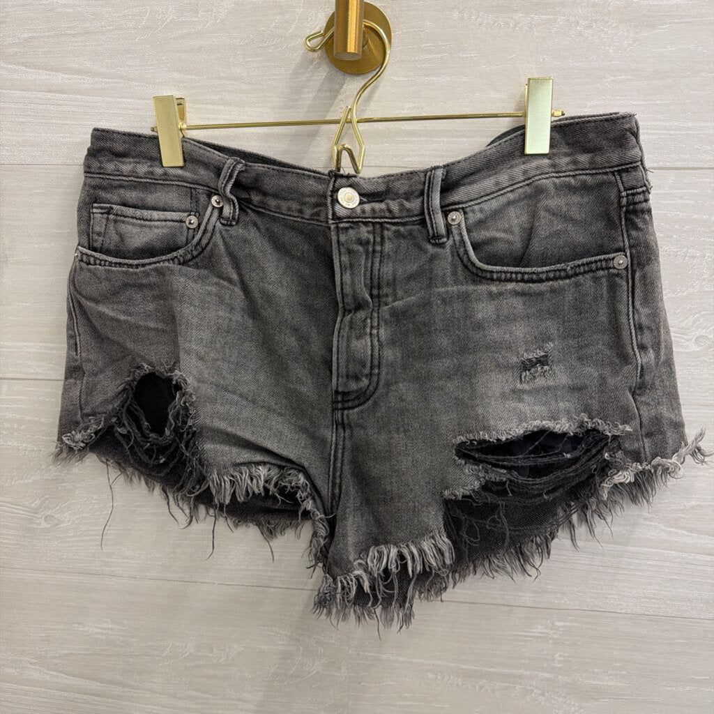 We The Free Black Denim Cutoff Shorts 29