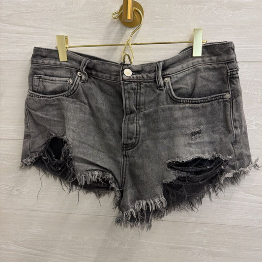 We The Free Black Denim Cutoff Shorts 29