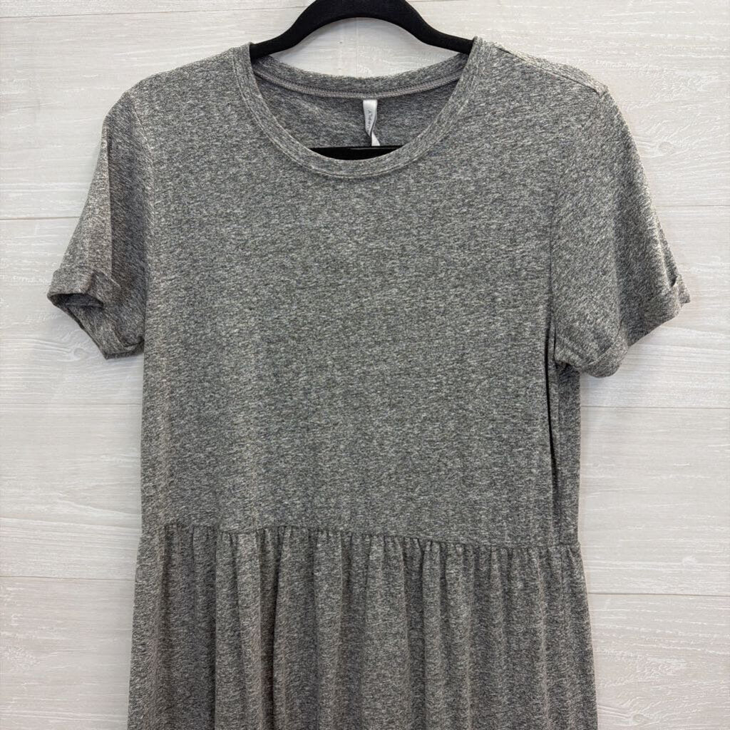 Z Supply Grey Short Sleeve Dress Small