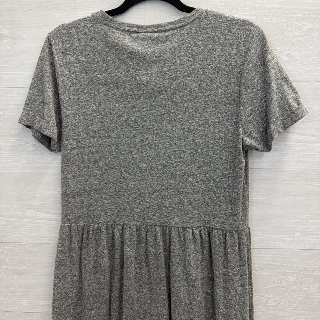 Z Supply Grey Short Sleeve Dress Small