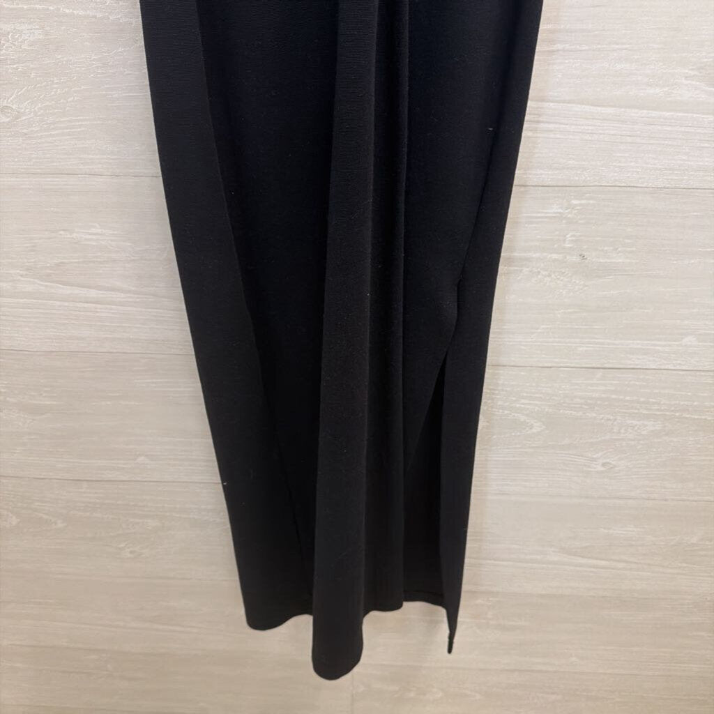 Sundry Black Sleeveless Cut Out Maxi Dress 1