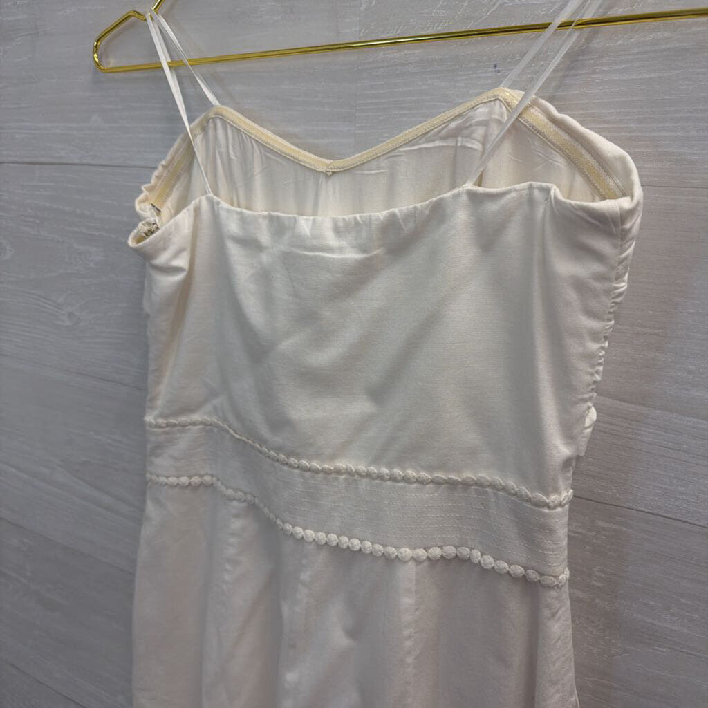 Greylin White Strapless Tie Front Jumpsuit Extra Small