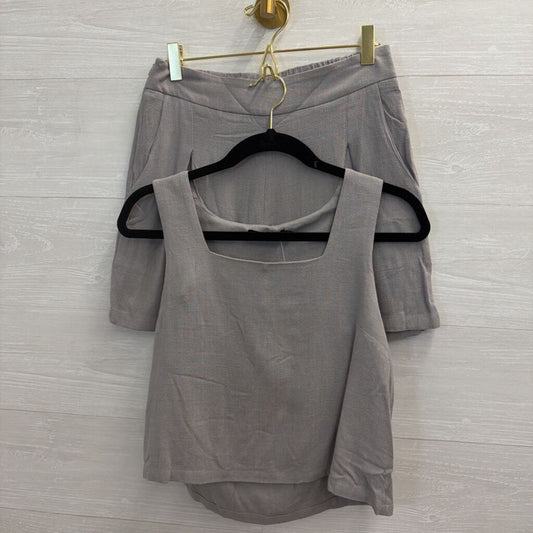 Automet Grey Tank/ Shorts Set Small