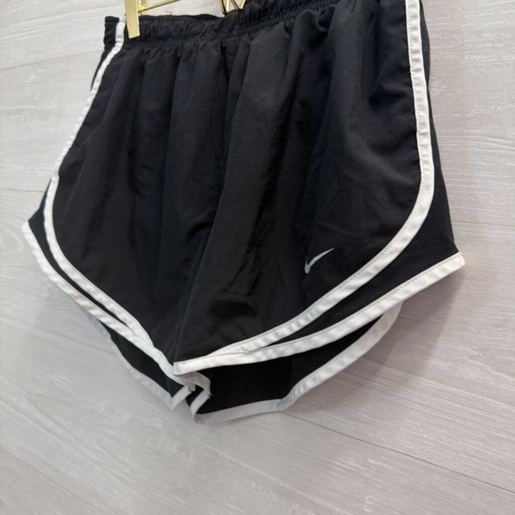 Nike Black/ White Athletic Shorts Medium