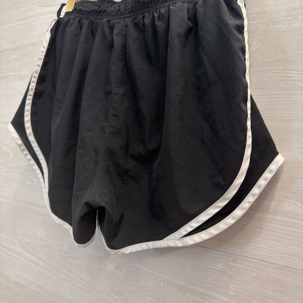Nike Black/ White Athletic Shorts Medium