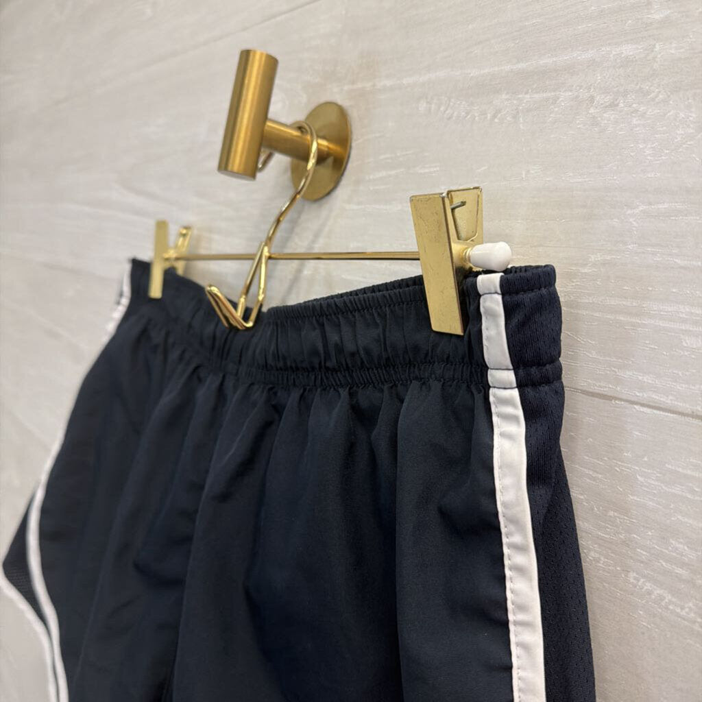 Nike Navy/ White Athletic Shorts Medium