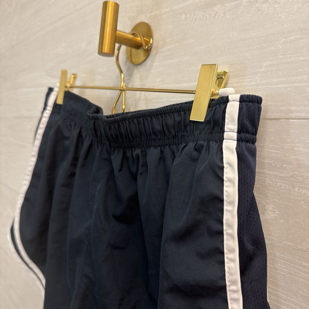 Nike Navy/ White Athletic Shorts Medium