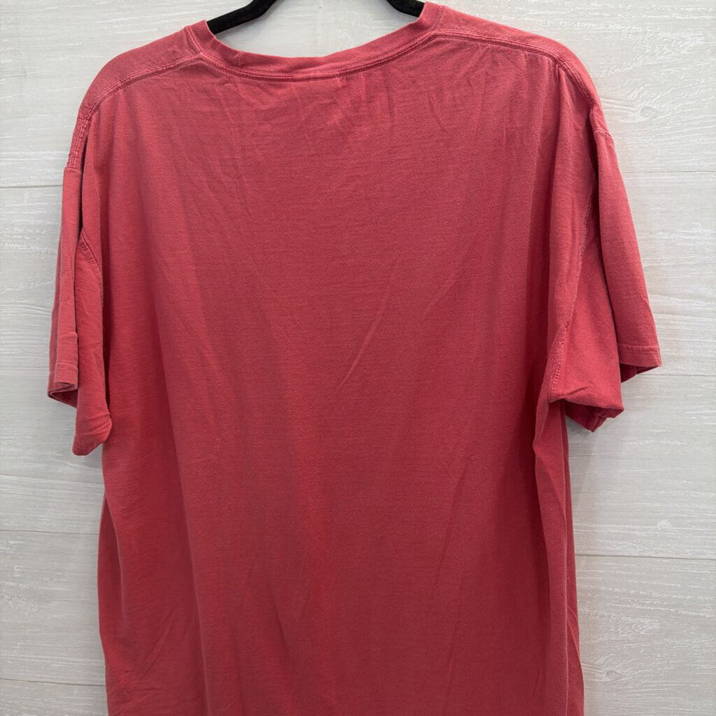 Brick Red Yorktown Short Sleeve Graphic Tee Large