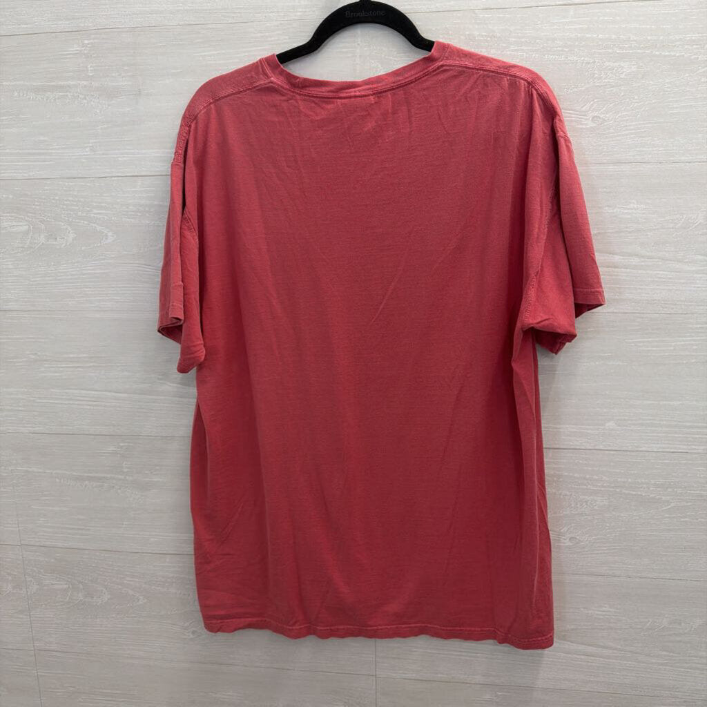 Brick Red Yorktown Short Sleeve Graphic Tee Large