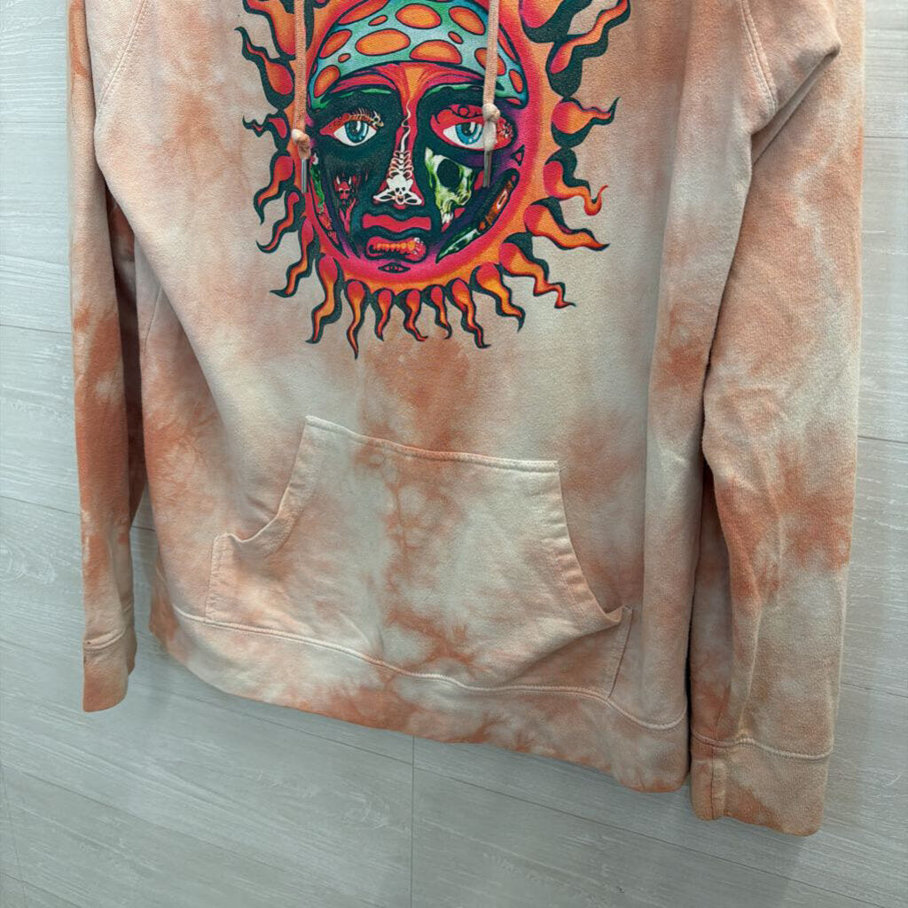 Sublime Pink Tie Dye Hoodie Extra Large