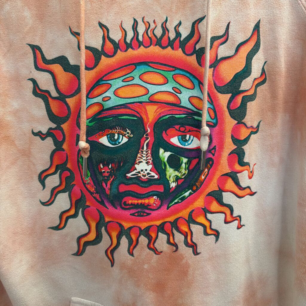 Sublime Pink Tie Dye Hoodie Extra Large