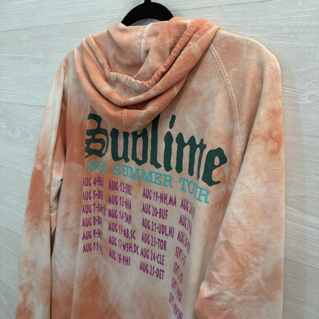Sublime Pink Tie Dye Hoodie Extra Large